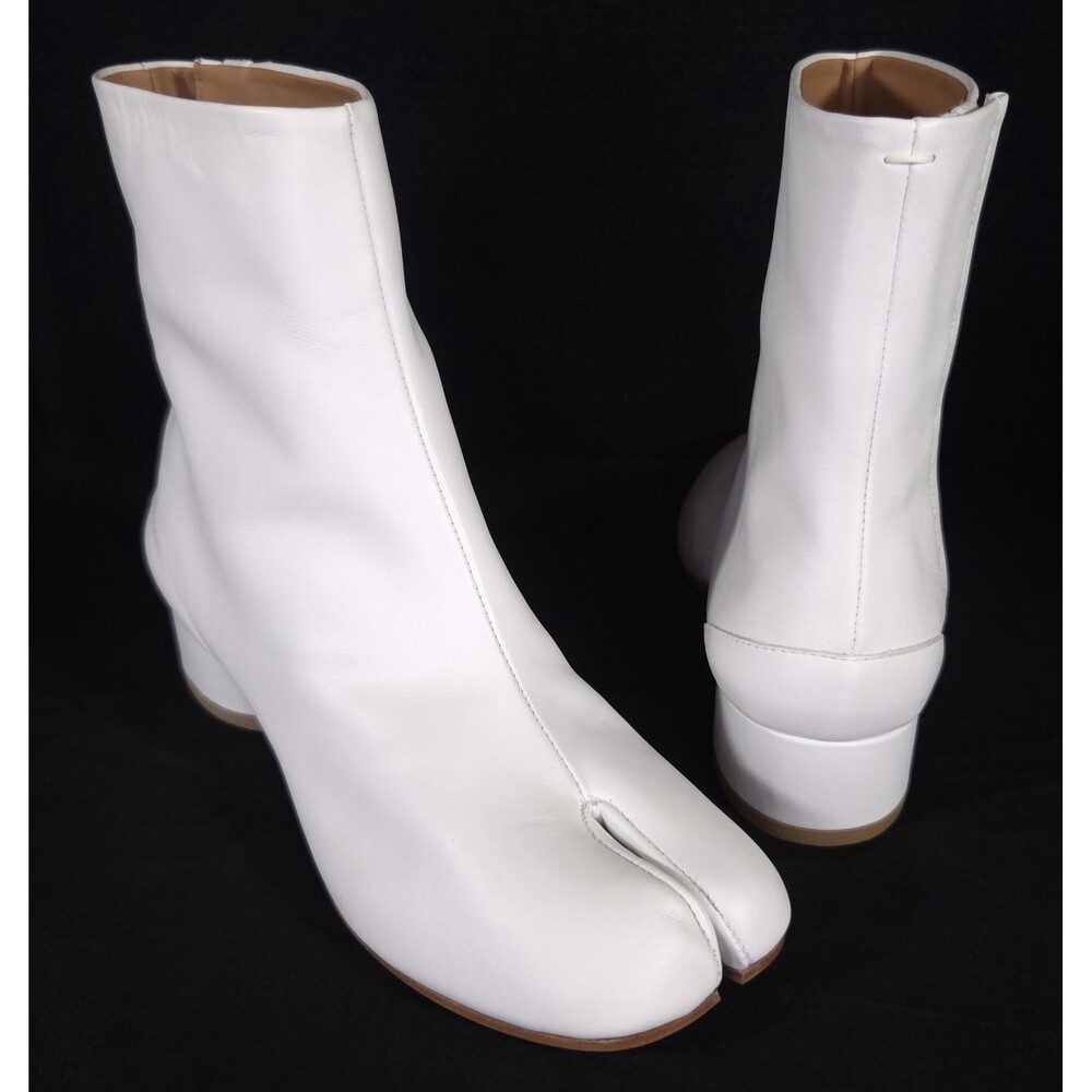 Maison Margiela Tabi Ankle Boots US 7 EU 37 Womens White $1490